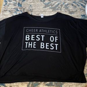 Cheer Athletics black short sleeve shirt